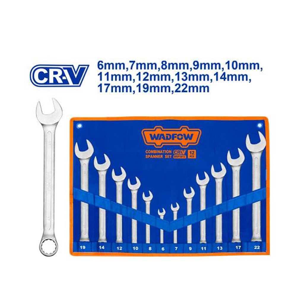 12pcs Combination Spanner Wrench Set