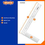 Stainless Steel Angle Ruler with Aluminum Alloy Body WSR2925