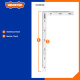 Angle Square Ruler With Metric And Inch