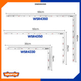 Angle Square Ruler With Metric And Inch