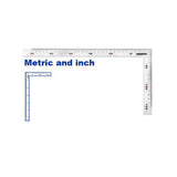 Angle Square Ruler With Metric And Inch