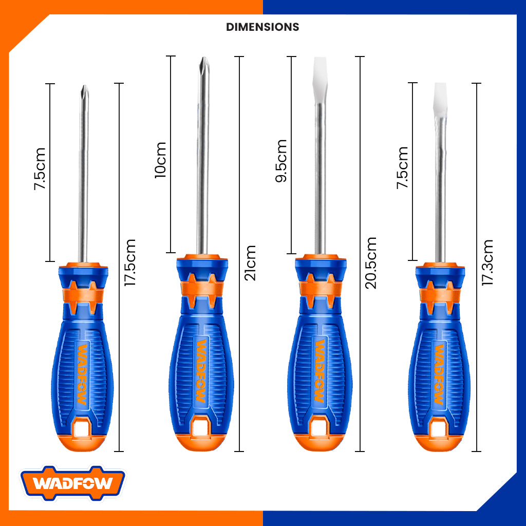 4 Pcs Screwdriver Set WSS1204