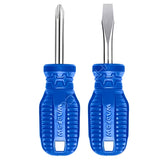 2Pcs Mini Screwdriver Set Sl6.5 X 38mm Ph2 38 40cr Material