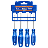 4 Pcs Screwdriver Set Ph1x75 Ph2x100 Sl5.5x75 Sl6.5x100 40 cr