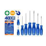 8Pcs Screwdriver Set 40cr Round Shank