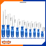 10Pcs Screwdriver Set 40cr Round Shank