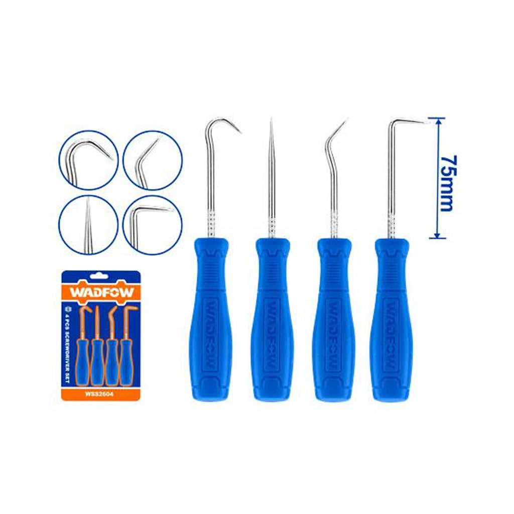 4Pcs Pick and Hook Set Polypropylene Material Handle