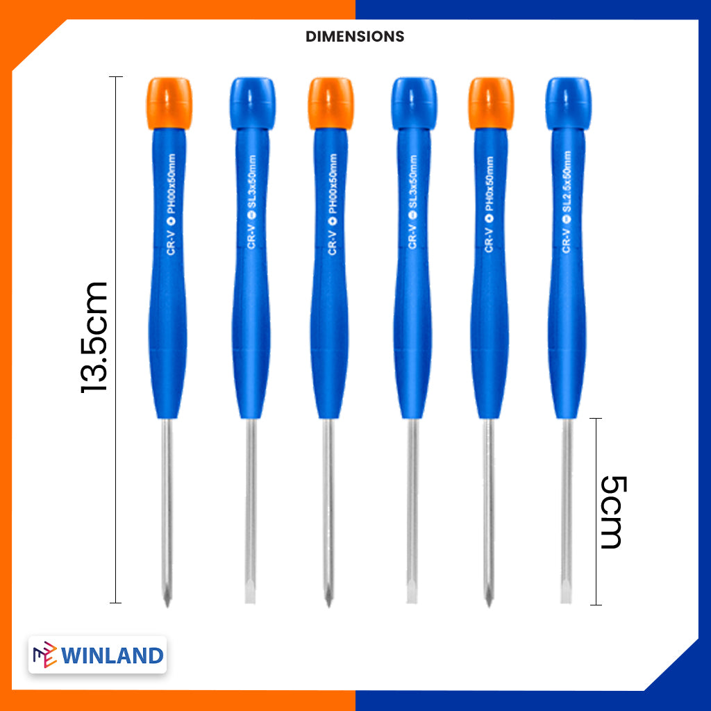 Precision Screwdriver Set 6Pcs