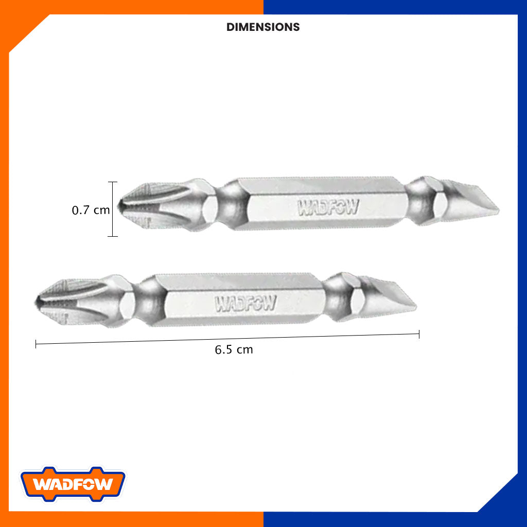 Impact Screwdriver Bits Tool 2Pcs Ph2+Ph2 WSV0K12