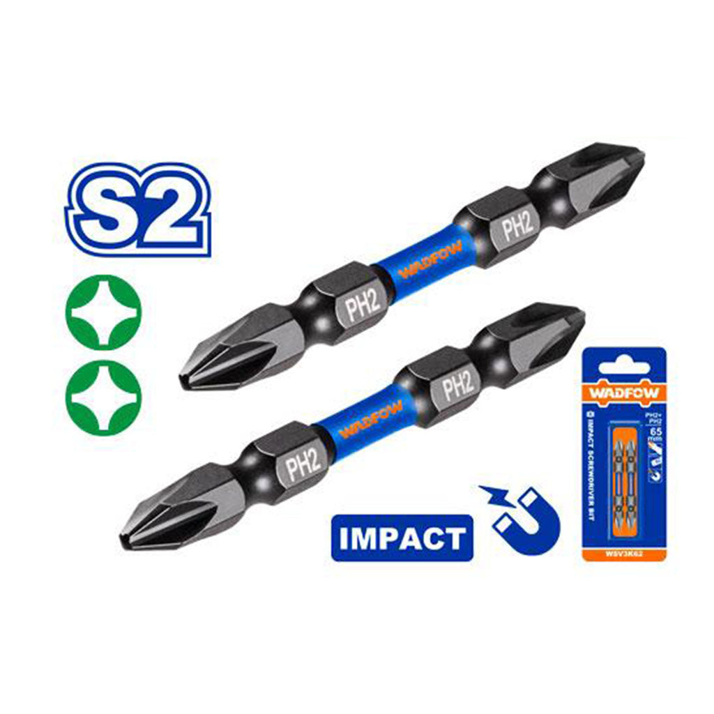 2Pcs 65mm Impact Screwdriver Bit