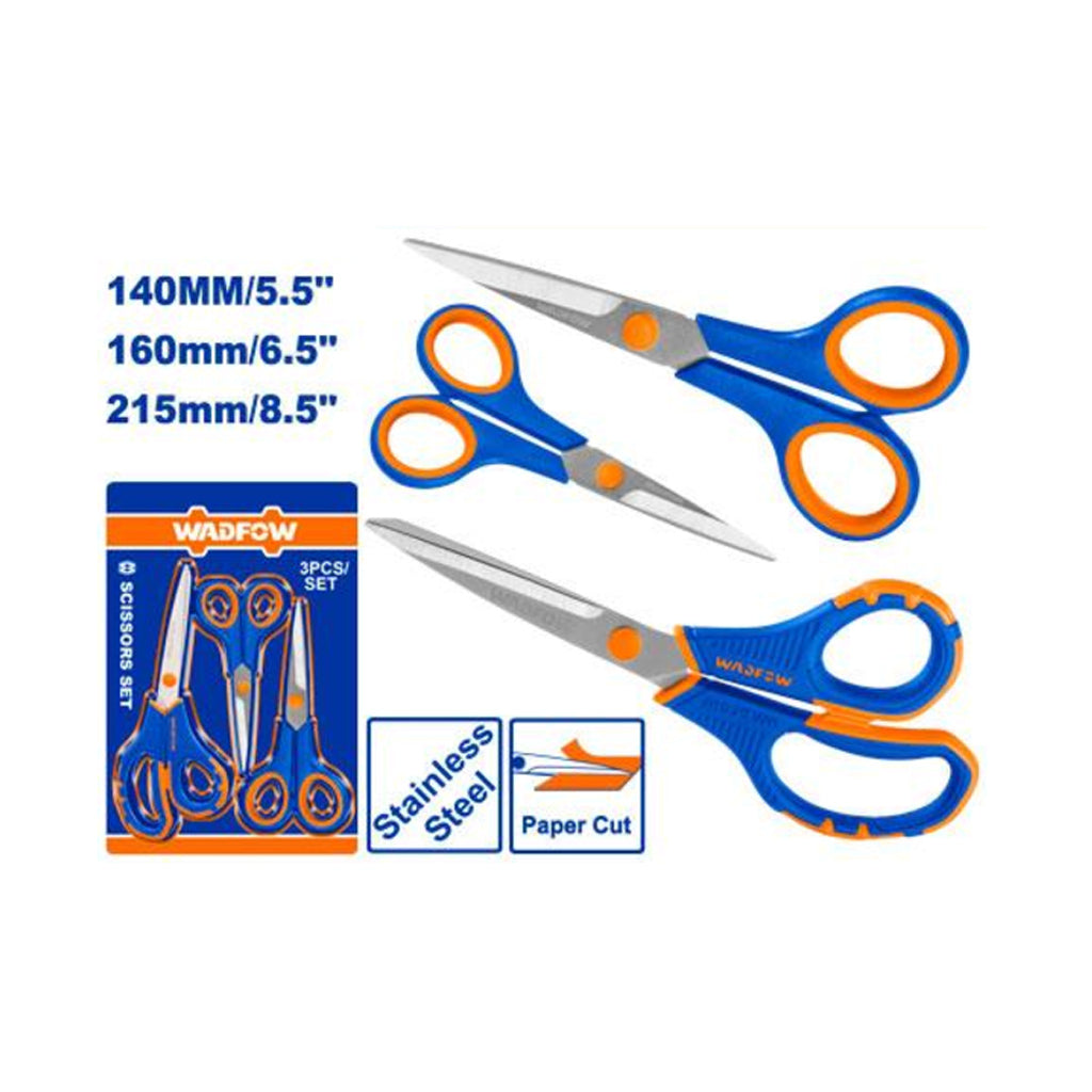 Stainless Steel Scissors Gunting Set of 3 Pcs Scissors WSX4633