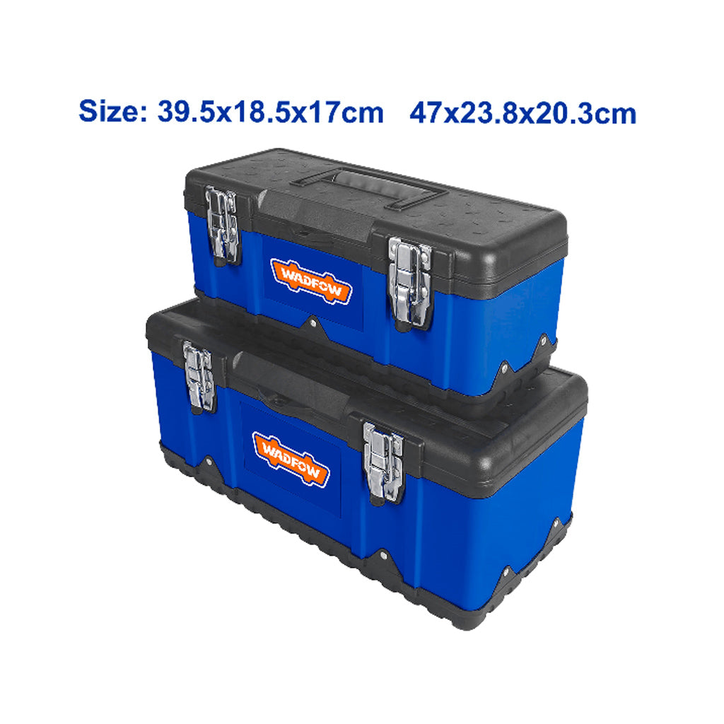 WTB6A02 2pcs Plastic & Steel Tool Boxes Set