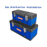 WTB6A02 2pcs Plastic & Steel Tool Boxes Set