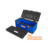 Plastic & Steel Tool Box 15.5Inch to 18.5Inch Max load: 10kg-15kg