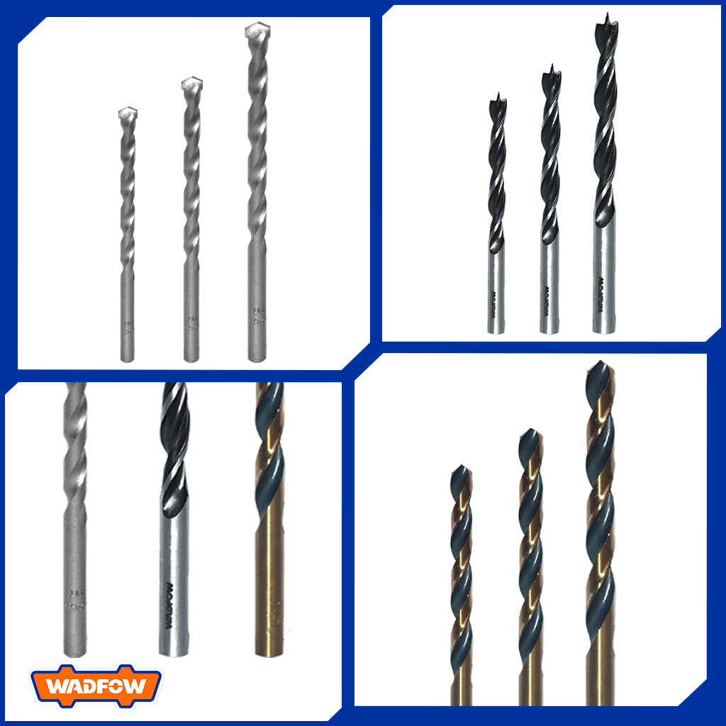 Hss Twist Drill Bits Set 9 Pcs WTD6B01