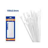 100pcs Multipurpose Nylon Cable Ties Self Locking Zip Ties Cable 2.5, 3.6, 4.8mm