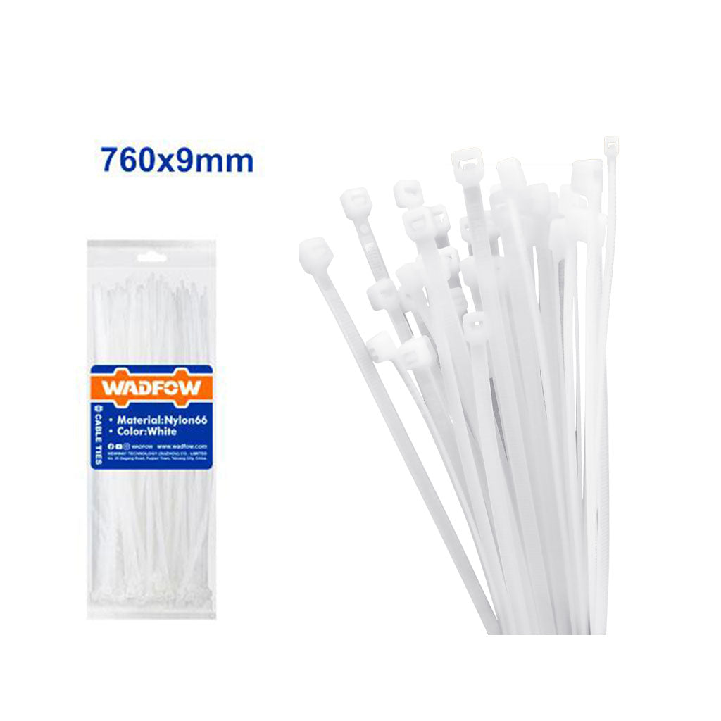 100pcs Multipurpose Nylon Cable Ties Self Locking Zip Ties Cable 9.0mm WTE3 WAD-HT