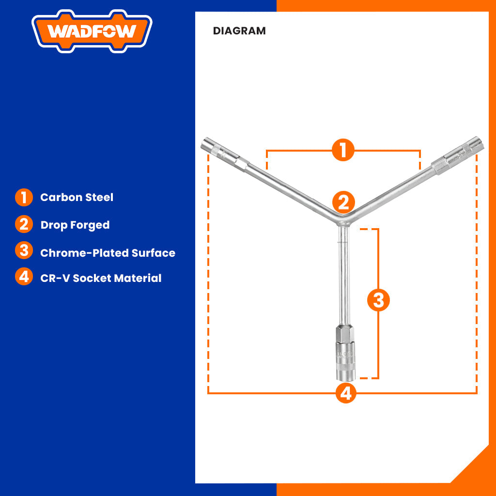 Y-Type Socket Wrench Tool 1 Piece