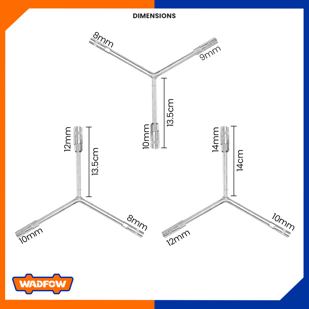 Y-Type Socket Wrench Tool 1 Piece