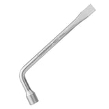 17mm-19mm Chrome plated L-Type Wrench with Screw Driver Crowbar