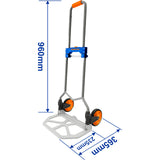 Foldable Hand Truck with Compact Design & Easy To Store 60kg-100kg