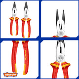 6 & 8 inch Insulated Long Nose Cutting Pliers [SOLD PER PIECE]