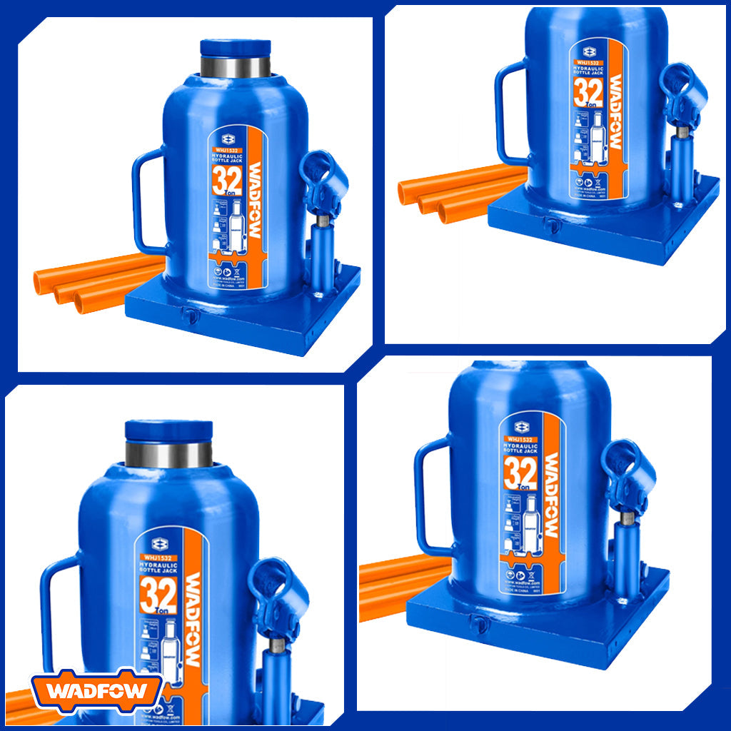 Hydraulic Welded Bottle Jack with Safety Valve 32 Tons