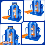 Hydraulic Welded Bottle Jack with Safety Valve 32 Tons