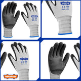 (XL) Touch Screen Frosted Coated Nitrile Safety Gloves WGV2803