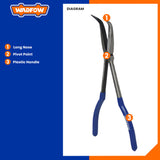 45-Degree Long Nose Pliers 11inch/280mm