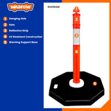 WYJ2A Warning Support Base(6kg) and Traffic Post (1.15m) Reflective Safety Light