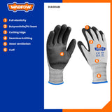 (XL) Touch Screen Frosted Coated Nitrile Safety Gloves WGV2803