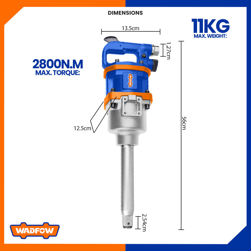 Air Impact Wrench 25.4mm(1") Square Drive with Universal Connector WAT1501