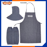 Work Set Apron Sleeve and Denim Hat For Welder WDY1803