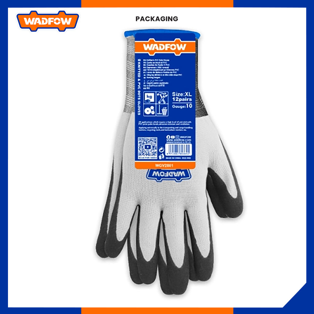 (XL) Touch Screen Frosted Coated Nitrile Safety Gloves WGV2803