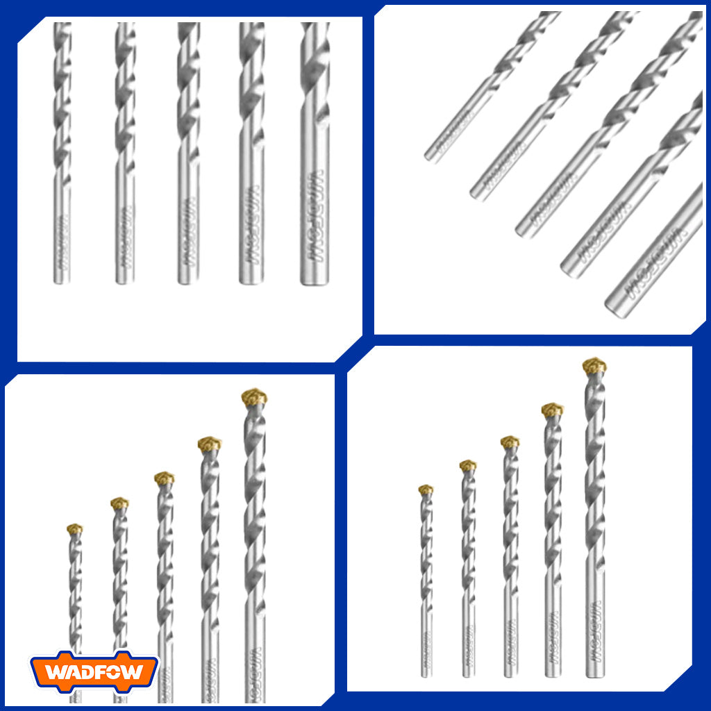 Industrial Masonry Drill Bit For Rotary Hammer 5 Pcs / Set WMJ2K01