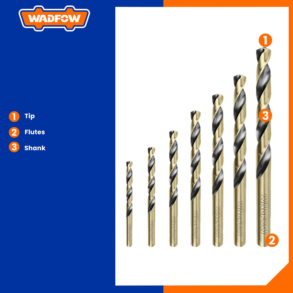 HSS/Metal Twist Drill Bits Set For Metal 7 pcs WTD3K01