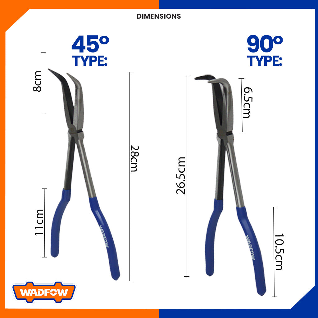 45-Degree Long Nose Pliers 11inch/280mm