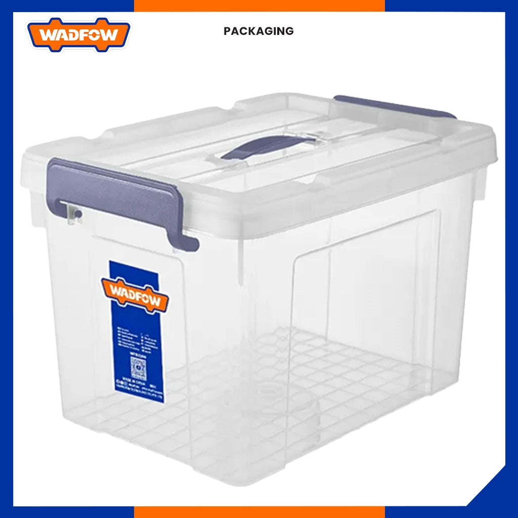 Transparent Stackable Plastic Container - Clear 33Liters-87Liters