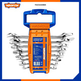 Double Open End Spanner Wrench Tool Set 8Pcs WDS2208