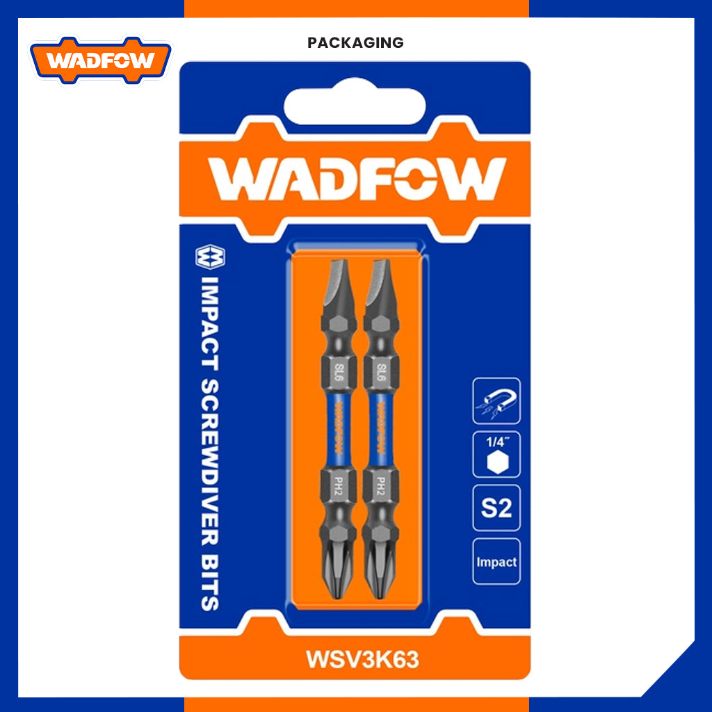 2Pcs 65mm Impact Screwdriver Bit