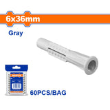 Universal Plastic Anchor Tox PE ?Material (Gray) WAD-HT