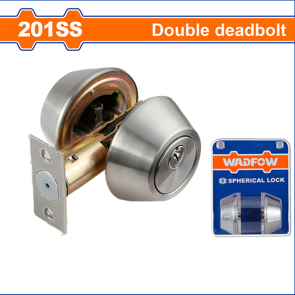 201SS Single/Double Cylinder Deadbolt Adjustable Backset 60/70mm WAD-HT