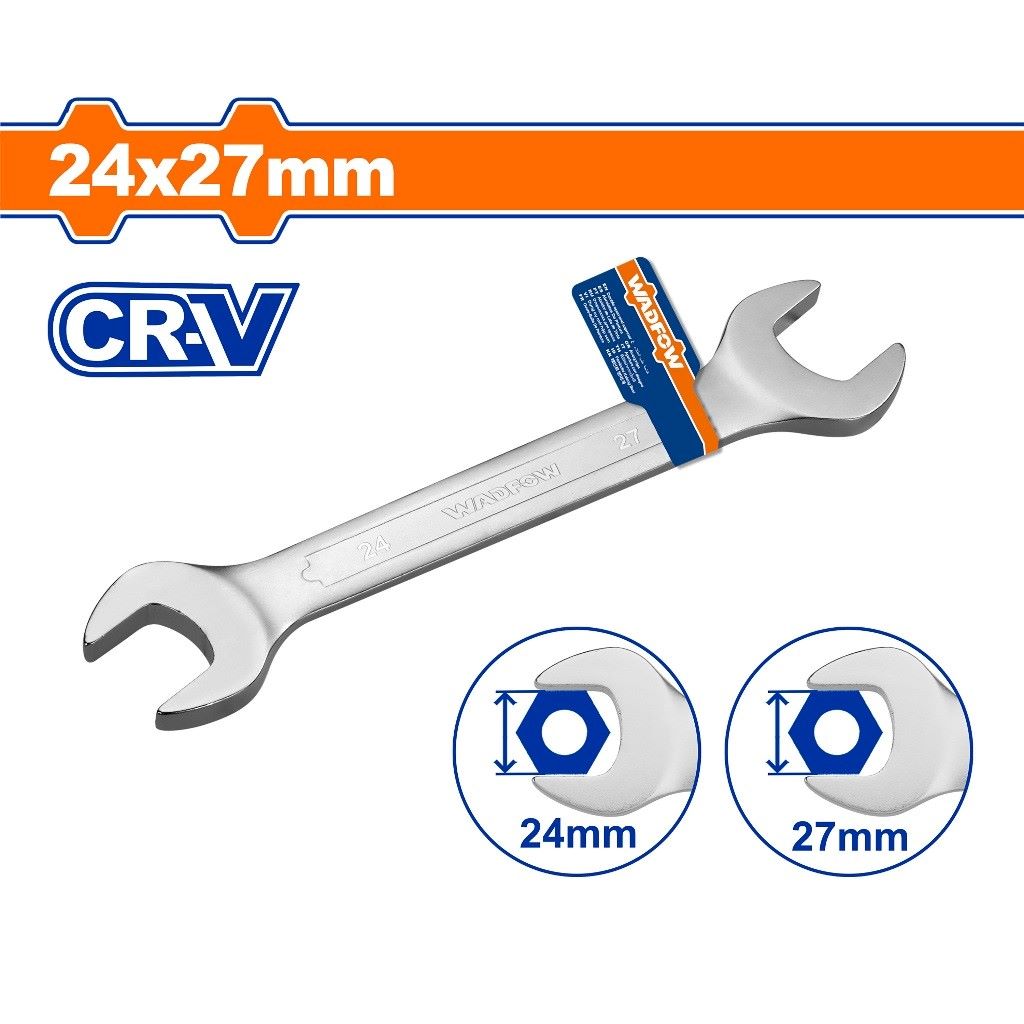 Double Open End Spanner 6 x 7mm | 24 x 27mm