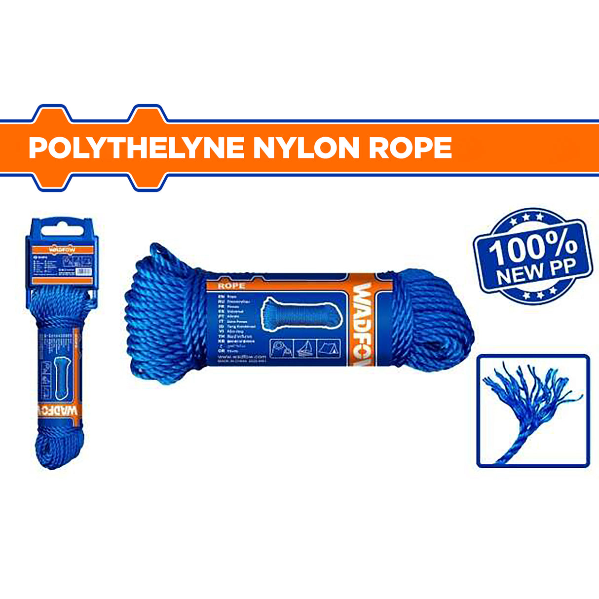 100% Polyethelyne Nylon Rope use for binding woods & trees (SOLD PER METERS) WRZ13