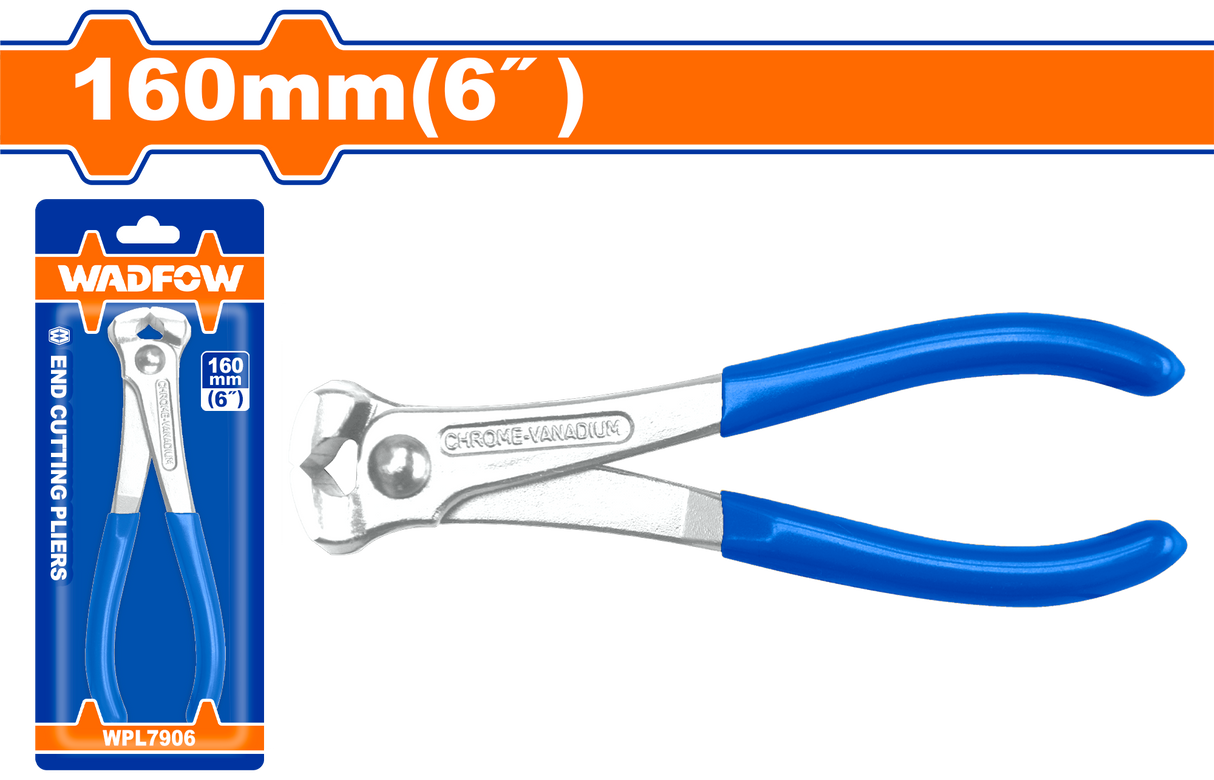 Polish And Anti-Rust Oil End Cutting Pliers 6"/160mm Heavy Duty WAD-HT