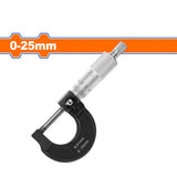 WMCM1P25 0-25mm/0.01mm Outside Micrometer With Metric WAD-HT