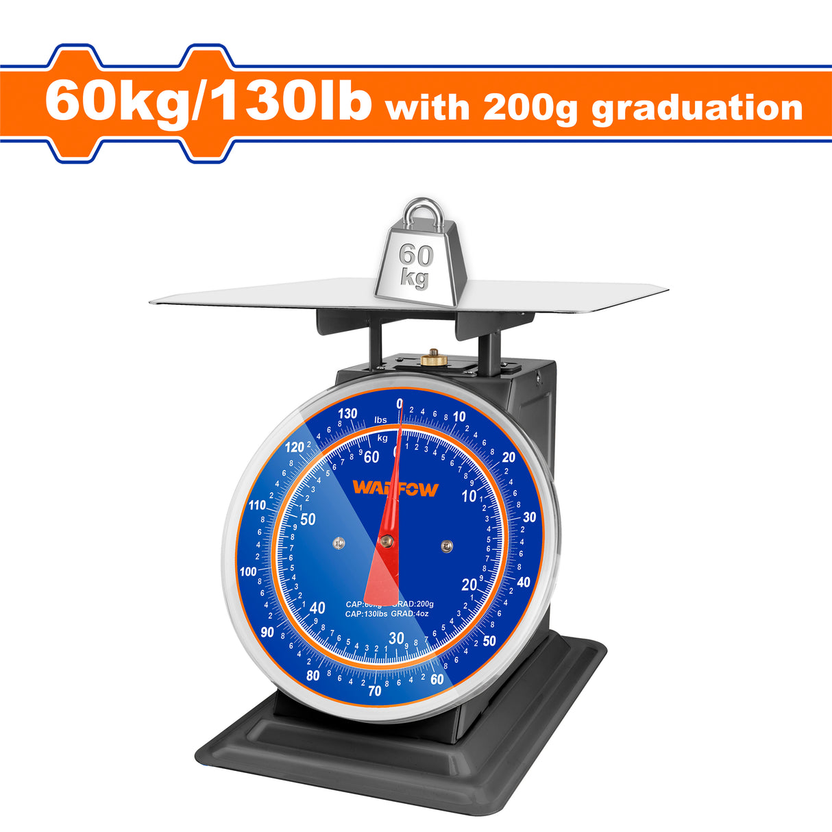 WEC1606 Weighing Table Scale 60kg (Spring Type)