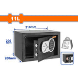 WEB1520 11 Liters Electronic Security Safety Box Vault with Digit Code