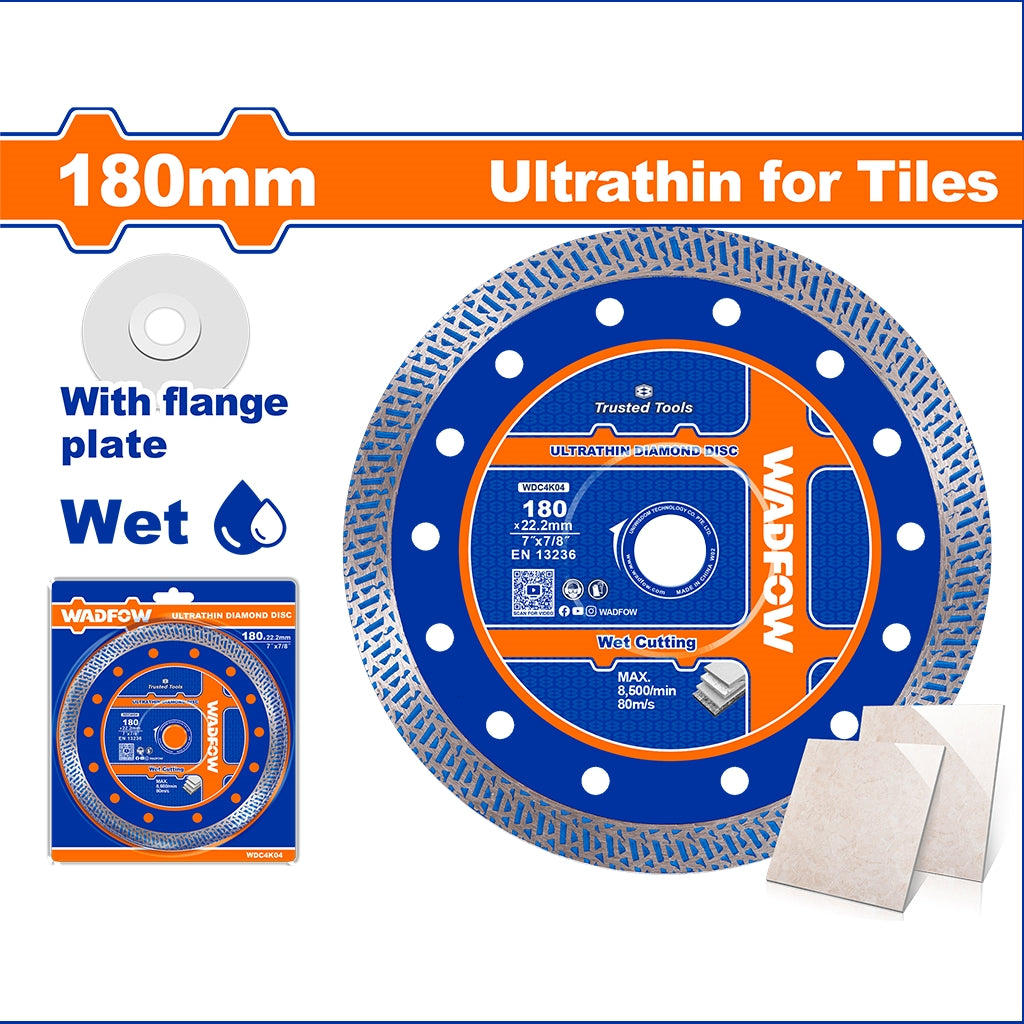 4inches-9inches Wet & Dry Ultrathin Diamond Disc For Bricks Limestone Stone WAD-HT